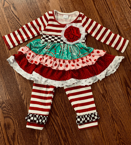 Sadie Claire Striped Boutique Outfit