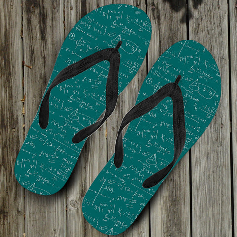 Math Teacher Flip Flops