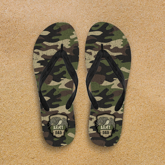 Army Mom Camouflage Flip-Flops