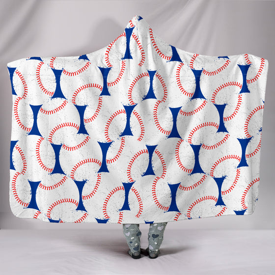 Baseball Love Hooded Blanket