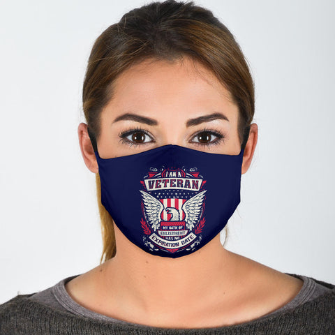 Proud Veteran Face Mask