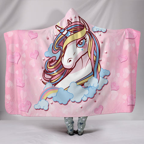 Unicorn Dream Hooded Blanket