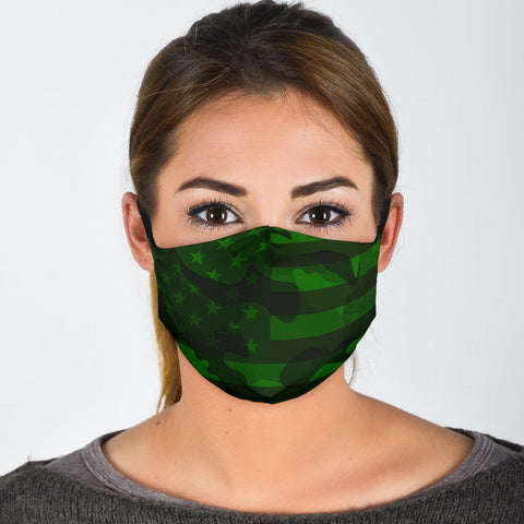 American Flag Camo Face Mask