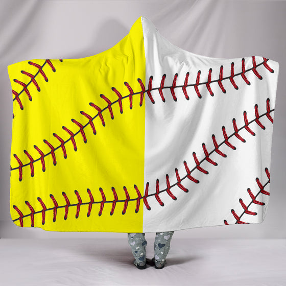 Softball/Baseball Hooded Blanket