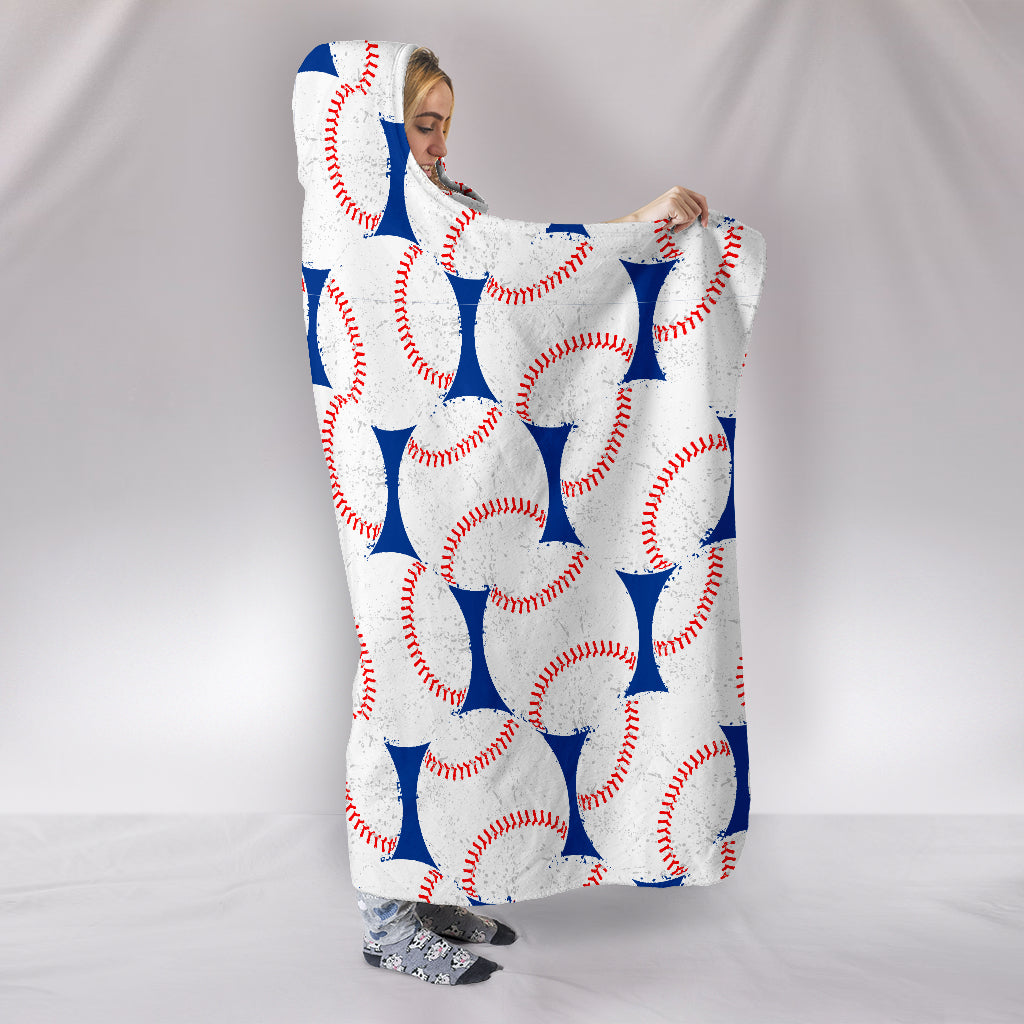Baseball Love Hooded Blanket