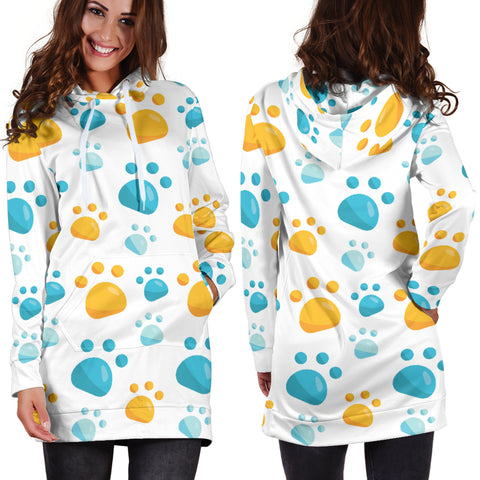 Pawz in Blue Hoodie Dress