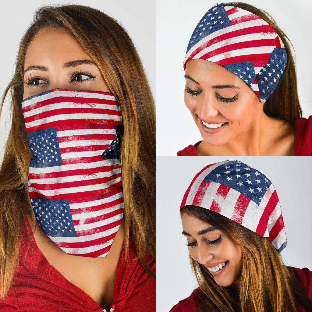 American Flag Bandana Headbands 3 Pack