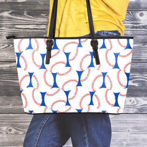 Baseball Love Large Tote Bag