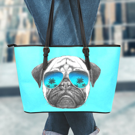 Pug Large Tote Bag