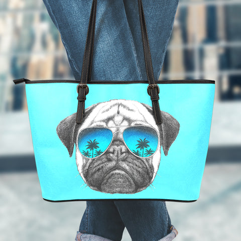 Pug Large Tote Bag