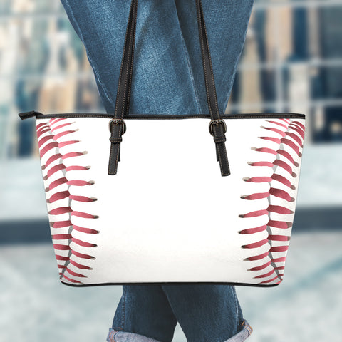 Baseball Seams Large Tote