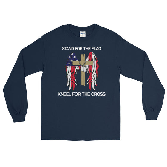 Stand for the Flag Kneel for the Cross Long Sleeve T-Shirt