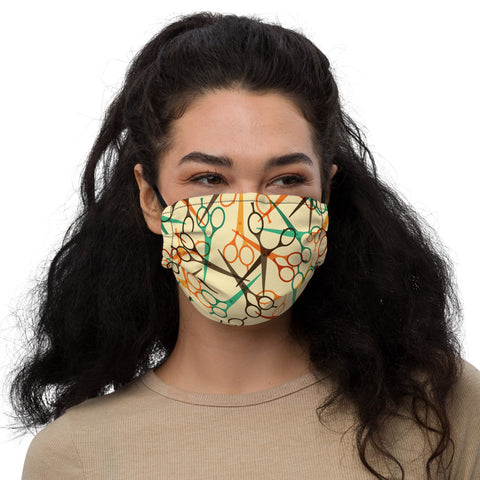 Scissors Premium Face Mask