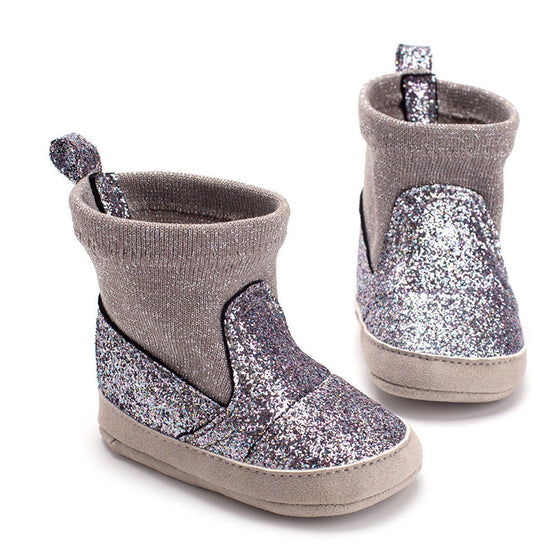 Swanky Baby Glitter Boots