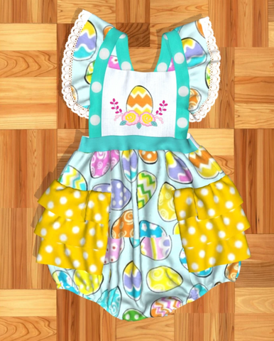 Easter Ruffle Romper