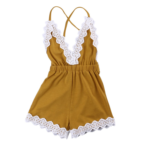Sweet Ellie Lace Romper