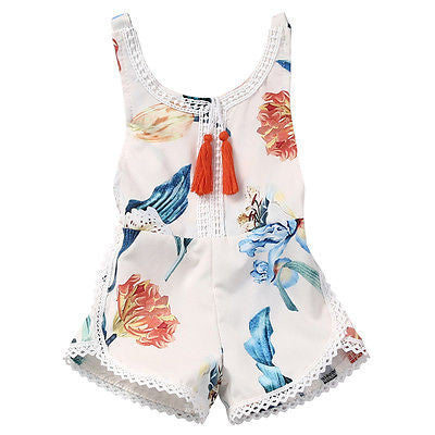 Lily Lace Sunsuit Romper - Ann H. Rylie & Co.