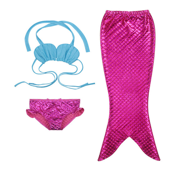 Mermaid Tail 3-Piece Swimsuit