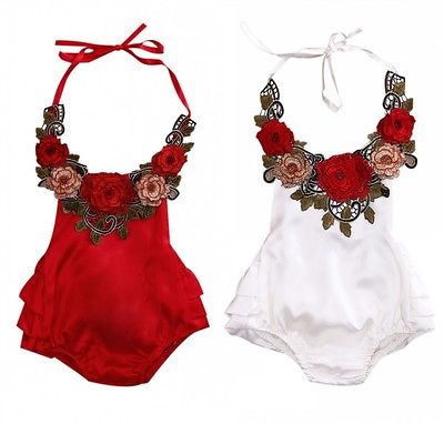 Elegant Rose Romper