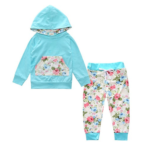 Hooded/Long-Sleeve Baby Clothing Sets (Boys and Girls)