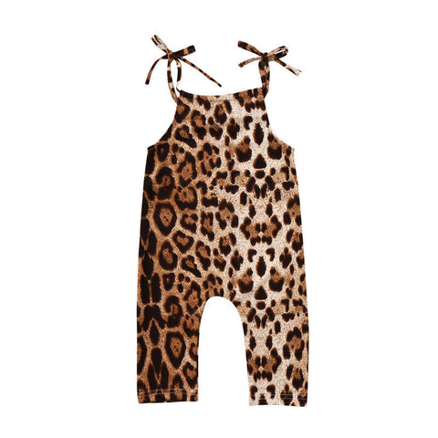 Leopard Print Romper Jumpsuit