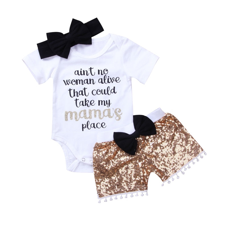 Mama's Girl 3-Piece Sequin Outfit