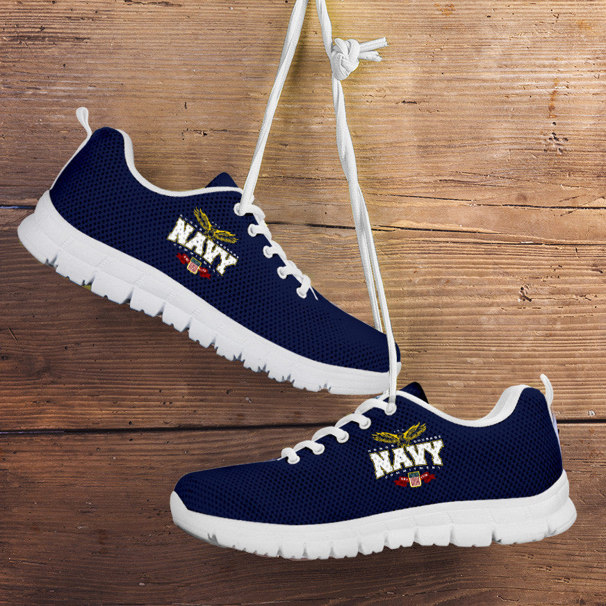 Navy Running Shoes