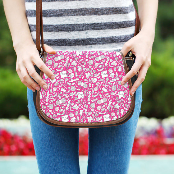 Needlework Saddle Bag