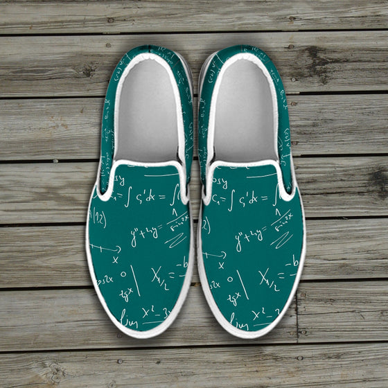 Math Teacher Slip Ons