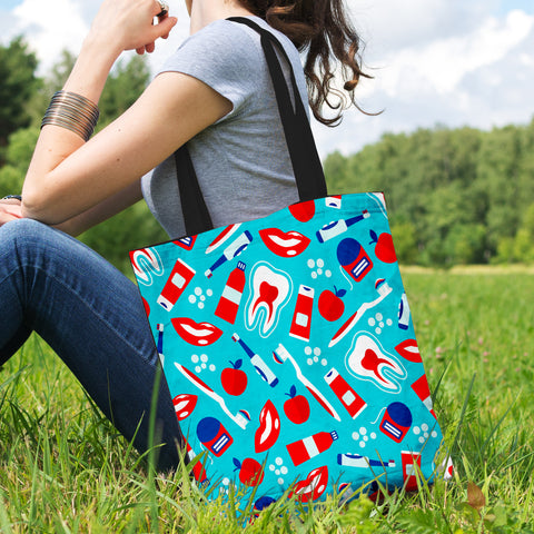 Dental Pattern Tote Bag