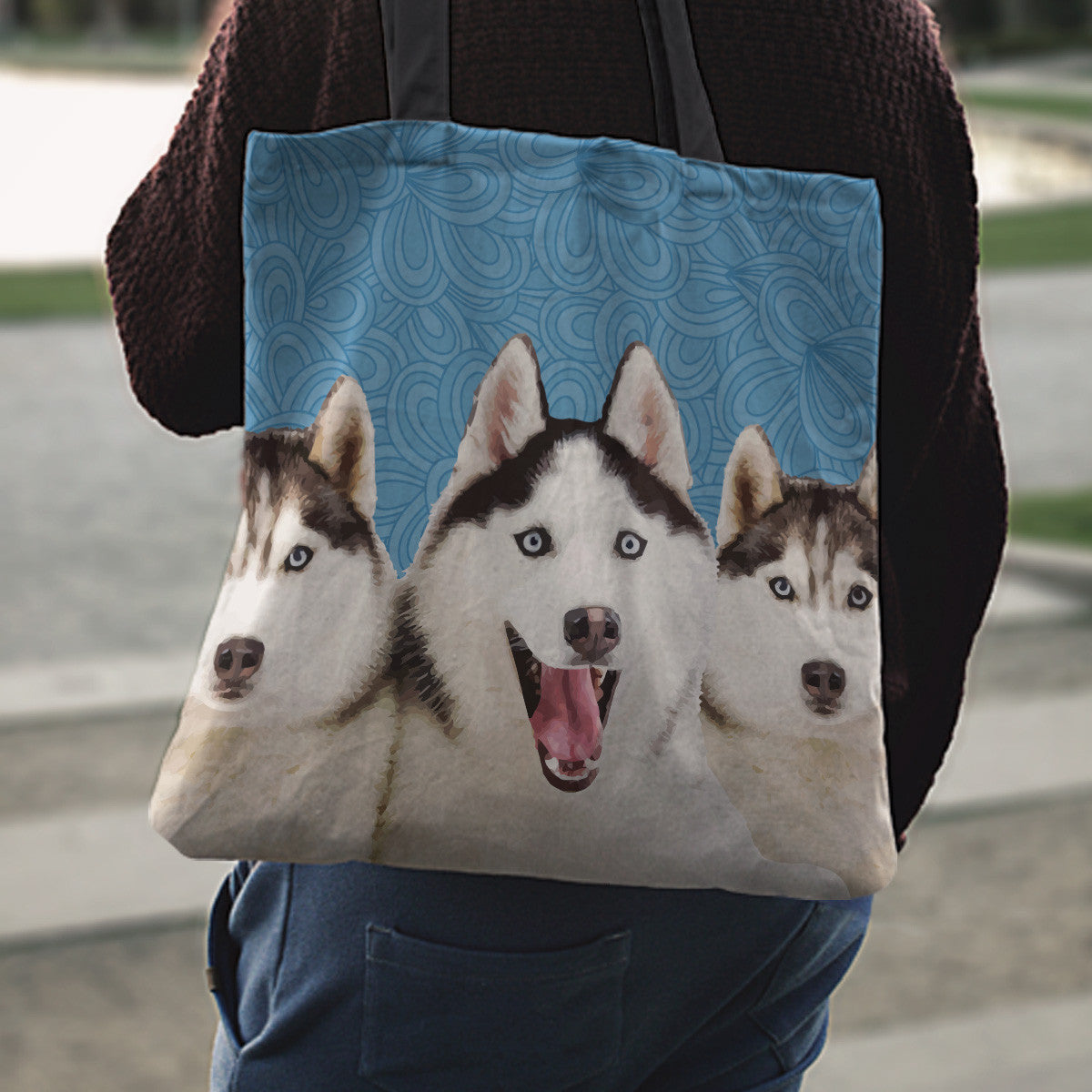 Huskies Tote Bag