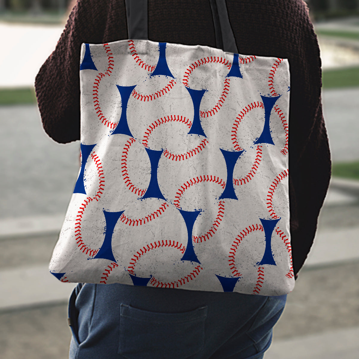 Baseball Love Tote Bag